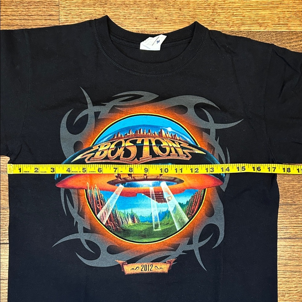 Unisex Black Boston Concert 2012 T-Shirt - Size Small, NWOT - Picture 5 of 8